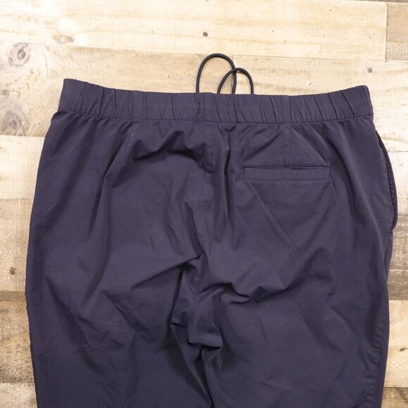 Express Jogger Pants Men’s Large Navy Blue Tapered Stretch Athleisure - Picture 10 of 12